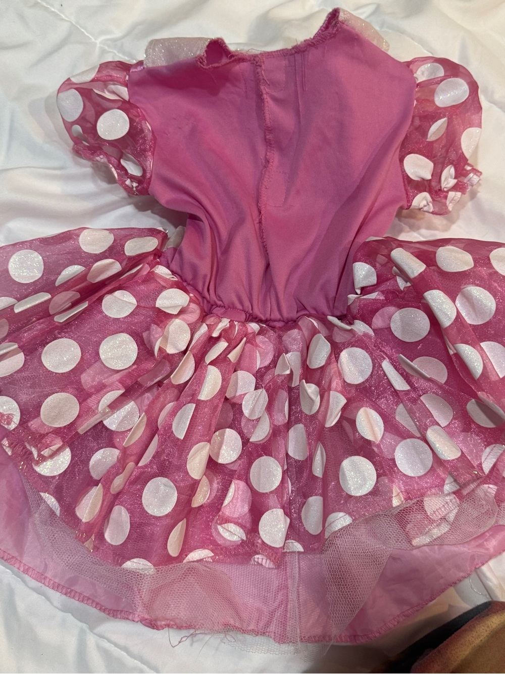 Disney Pink Polka Dot Tulle Party Dress